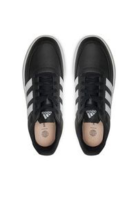 Adidas - adidas Sneakersy Breaknet 2.0 HP9425 Czarny. Kolor: czarny. Materiał: skóra