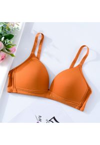 Intica - Biustonosz modelujący bez fiszbin na co dzień i specjalne okazje Zhelezna. Kolor: pomarańczowy. Materiał: materiał #1