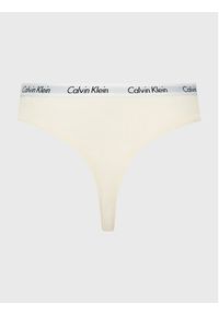 Calvin Klein Underwear Komplet 3 par stringów 000QD3800E Kolorowy. Materiał: bawełna. Wzór: kolorowy #7