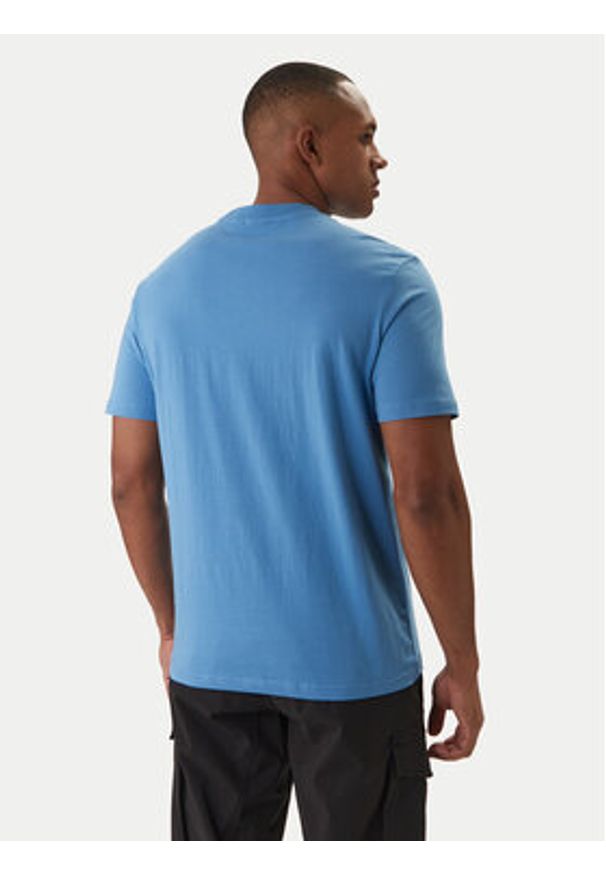 Napapijri T-Shirt Smallbox NP0A88TR Niebieski Regular Fit. Kolor: niebieski. Materiał: bawełna