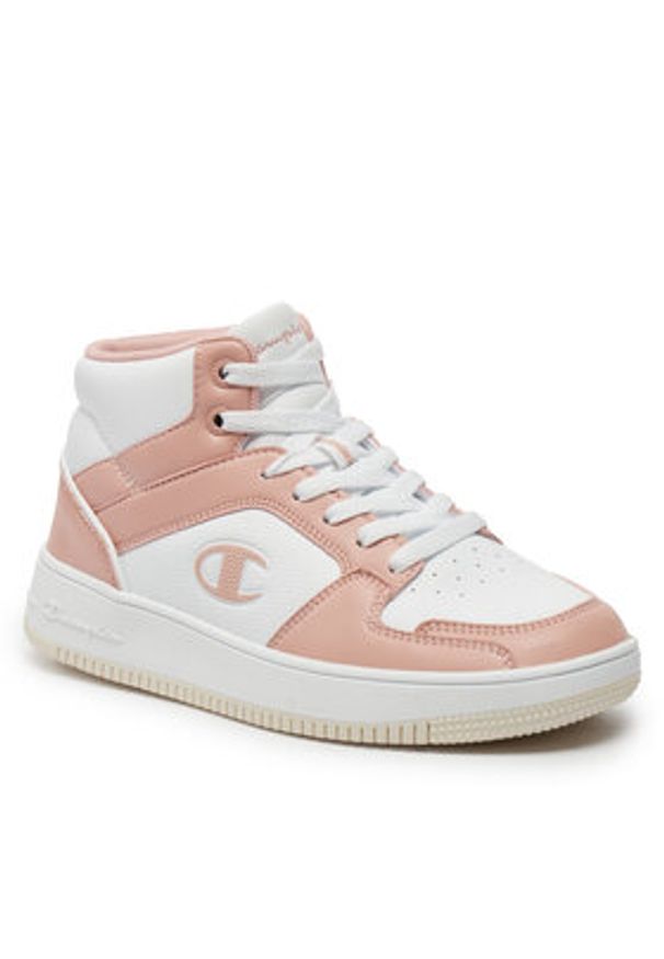 Champion Sneakersy Rebound 2.0 Mid Mid Cut Shoe S11471-CHA-PS020 Różowy. Kolor: różowy. Materiał: skóra