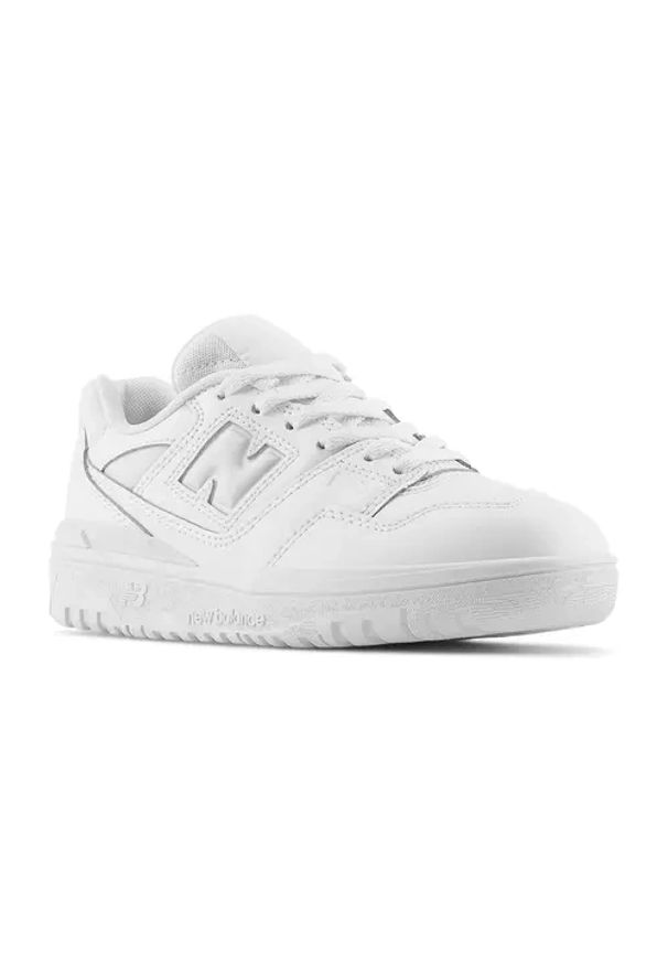 New Balance - Sneakersy unisex NEW BALANCE GSB550WW. Kolor: biały. Materiał: guma, materiał, syntetyk, skóra. Szerokość cholewki: normalna