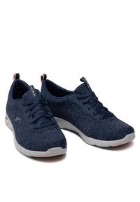 skechers - Skechers Sneakersy Lavish Wish 104272/NVY Granatowy. Kolor: niebieski. Materiał: materiał #8