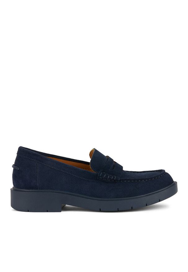 Loafersy Geox. Kolor: niebieski