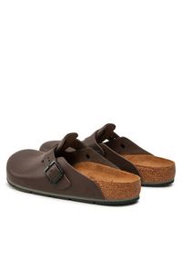 Birkenstock Klapki Boston Pro Le 1026187 Brązowy. Kolor: brązowy. Materiał: skóra