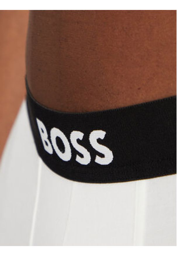 BOSS Komplet 3 par bokserek Trunk 3P Boss One 50544263 Biały. Kolor: biały. Materiał: bawełna