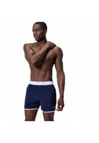 Speedo - Męskie Spodenki Kąpielowe Z Logo Volley. Kolor: niebieski. Styl: sportowy