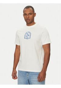 Blend T-Shirt 20718312 Biały Regular Fit. Kolor: biały. Materiał: bawełna