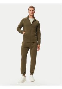 BOSS Bluza Mix&Match 50515307 Khaki Regular Fit. Kolor: brązowy. Materiał: bawełna #3