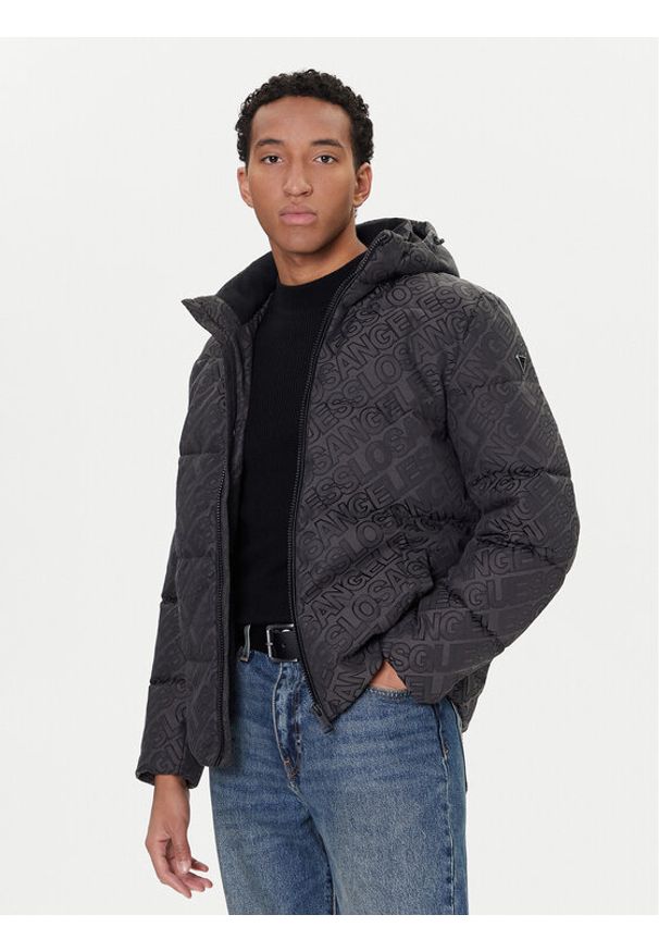 Guess Kurtka zimowa M5BL2D W2752 Szary Regular Fit. Kolor: szary. Materiał: syntetyk. Sezon: zima