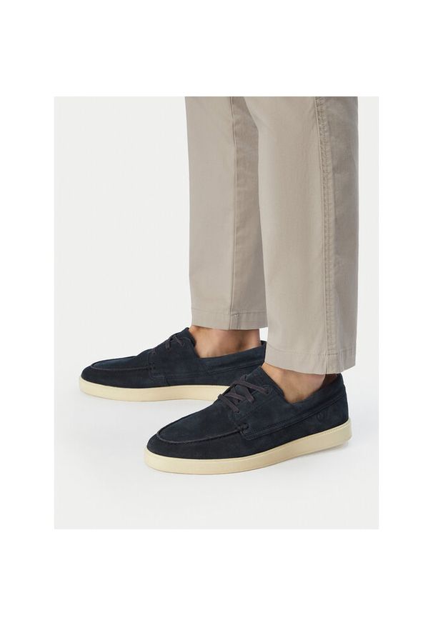 Półbuty Clarks. Kolor: niebieski