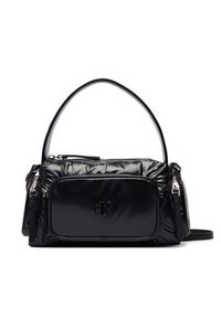 Calvin Klein Torebka Pocket Shiny Nylon Small Bag LV04F3405G Czarny. Kolor: czarny. Materiał: skórzane #5