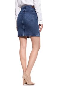 Wrangler - SPÓDNICA JEANSOWA WRANGLER MIDI PENCIL SKIRT SHADOW DANCES W2347096I. Materiał: jeans