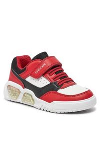 Geox Sneakersy J Illuminus Boy J45GVC 0BU11 C0020 S Czerwony. Kolor: czerwony. Materiał: skóra #3