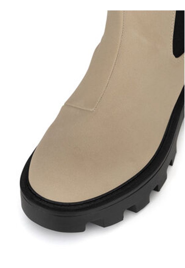 DeeZee Sztyblety WYL3949-1A Beżowy. Kolor: beżowy. Materiał: materiał