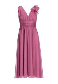 Swing Sukienka koktajlowa 5AJ07600 Różowy Regular Fit. Kolor: różowy. Materiał: syntetyk. Styl: wizytowy #4