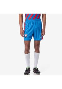 Kappa - Szorty SM Caen Kombat Ryder 2024/25. Kolor: niebieski, czerwony, wielokolorowy. Sport: piłka nożna