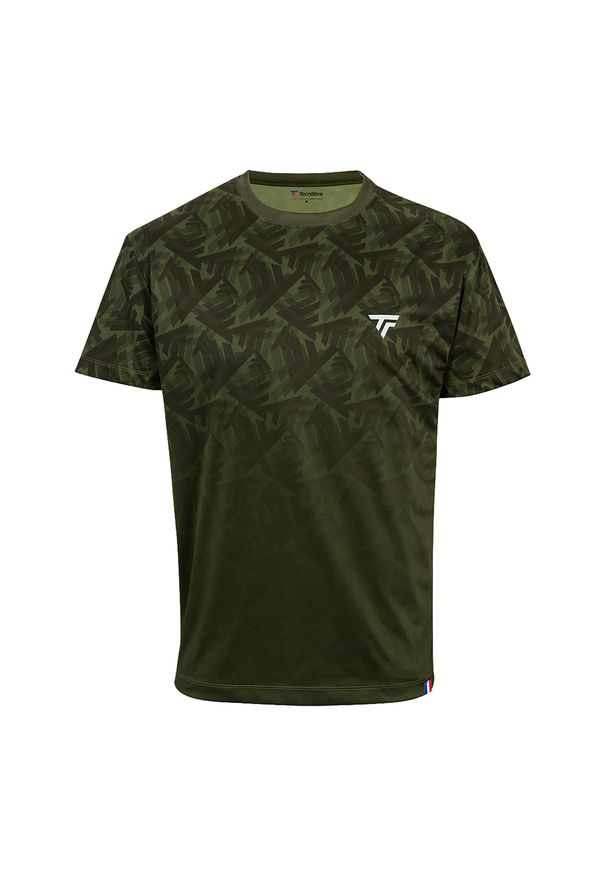 TECNIFIBRE - Koszulka tenisowa męska Tecnifibre X-Loop Tee. Kolor: zielony. Sport: tenis