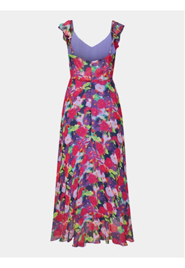 Nissa Sukienka letnia RC14754 Kolorowy Regular Fit. Materiał: wiskoza. Wzór: kolorowy. Sezon: lato