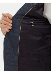 BOSS Garnitur H-Huge 50561829 Granatowy Slim Fit. Kolor: niebieski. Materiał: wełna #8