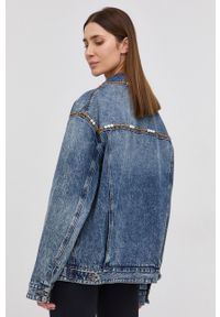 Miss Sixty Kurtka jeansowa damska przejściowa oversize. Kolor: niebieski. Materiał: jeans