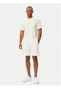 BOSS Szorty sportowe Structure Shorts 50540581 Kremowy Regular Fit. Kolor: kremowy. Materiał: syntetyk. Styl: sportowy #3