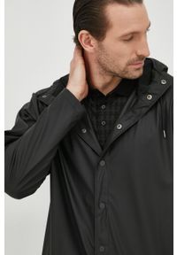 Rains kurtka 12010 Jacket kolor czarny przejściowa 12010.01-Black. Okazja: na co dzień. Kolor: czarny. Materiał: materiał. Styl: casual #4