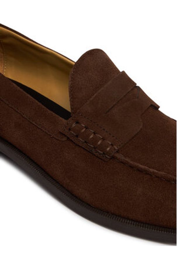 Hugo - HUGO Mokasyny Varian 50563464 Brązowy. Kolor: brązowy. Materiał: skóra, zamsz