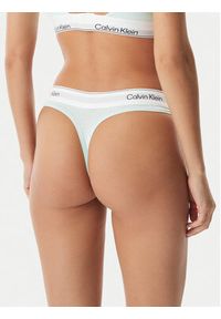 Calvin Klein Underwear Stringi LV00QF8518 Zielony jasny. Kolor: zielony. Materiał: bawełna #3