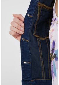 Noisy may - Noisy May kurtka jeansowa damska kolor granatowy przejściowa. Okazja: na co dzień. Kolor: niebieski. Materiał: jeans. Styl: casual #3