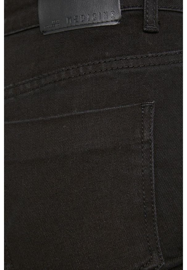 medicine - Medicine - Jeansy Denim. Okazja: na co dzień. Stan: podwyższony. Kolor: czarny. Styl: casual