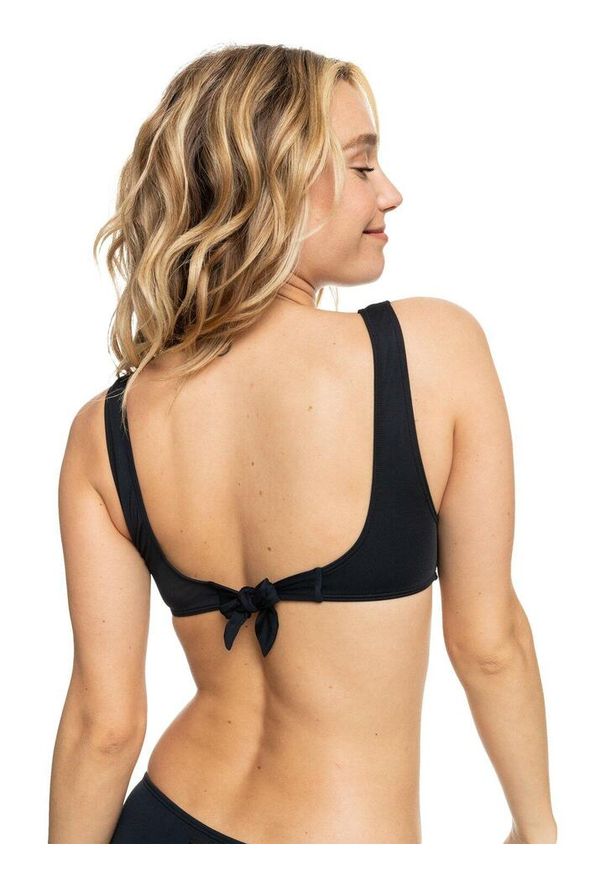 Roxy - Wydłużony trójkątny stanik bikini dla Kobiety BEACH CLASSICS Czarny. Kolor: szary. Materiał: nylon, elastan, materiał
