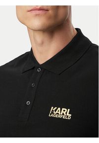 Karl Lagerfeld - KARL LAGERFELD Polo 745780 500235 Beżowy Regular Fit. Typ kołnierza: polo. Kolor: beżowy. Materiał: bawełna #3