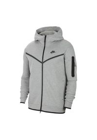 Bluza sportowa męska Nike Tech Fleece Hoodie FZ WR. Typ kołnierza: kaptur. Kolor: wielokolorowy, szary. Materiał: bawełna, poliester #1