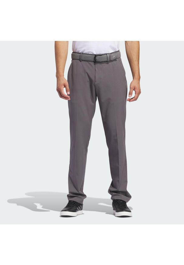Adidas - Spodnie Ultimate365 Tapered Golf. Kolor: brązowy, wielokolorowy, szary. Materiał: materiał. Sport: golf