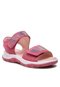 Sandały Lasocki Kids CI12-FLOWER-01 Light Pink. Kolor: różowy. Materiał: zamsz, skóra