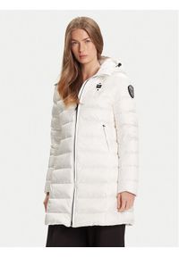 Blauer Kurtka puchowa 25WBLDK03102 Biały Regular Fit. Kolor: biały. Materiał: syntetyk #1