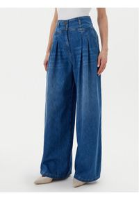 TwinSet - TWINSET Jeansy 251TP2611 Niebieski Wide Leg. Kolor: niebieski #1