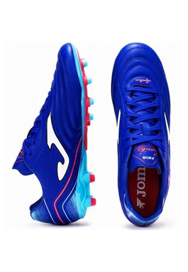 Buty piłkarskie męskie Joma Aguila 2504 Royal Fg. Kolor: niebieski. Materiał: materiał, syntetyk. Szerokość cholewki: normalna. Sport: piłka nożna