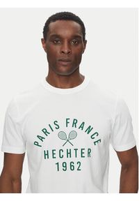 Hechter Paris T-Shirt 75014 151919 Biały Regular Fit. Kolor: biały. Materiał: bawełna