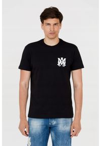 Amiri - AMIRI T-shirt męski czarny z logo na plecach, Rozmiar XXL. Kolor: czarny #1