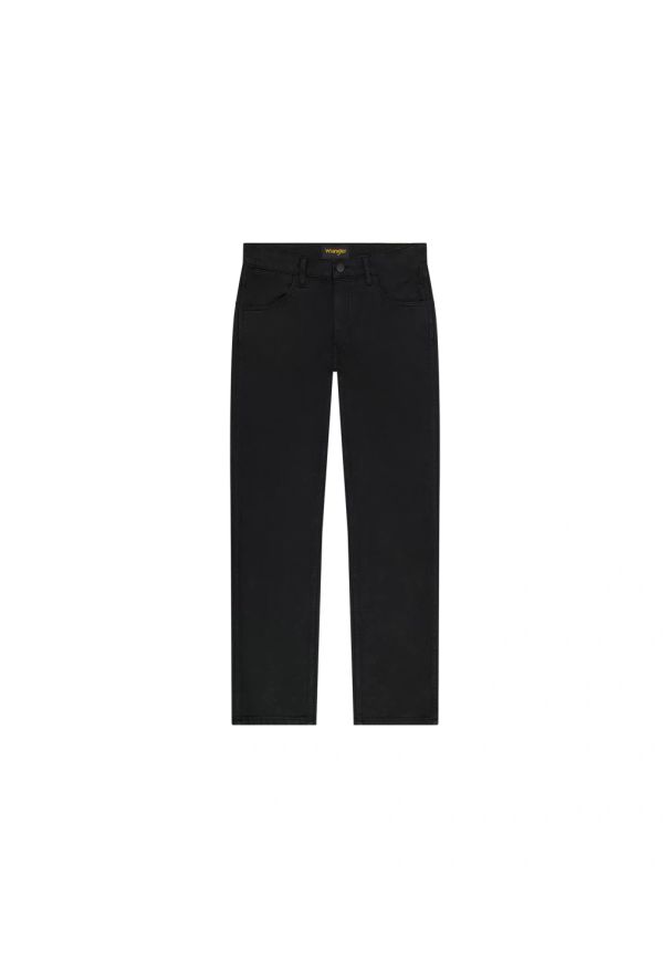 Wrangler - MESKIE SPODNIE WRANGLER GREENSBORO BLACK RINSE 112362309. Okazja: na co dzień. Sezon: lato. Styl: klasyczny, casual