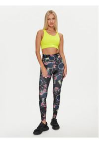 Reebok Legginsy Train AOP Tight 100075416 Czarny Slim Fit. Kolor: czarny. Materiał: syntetyk