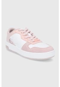 Calvin Klein Jeans - Buty YW0YW00605.TFT. Nosek buta: okrągły. Zapięcie: sznurówki. Kolor: różowy. Materiał: guma #5