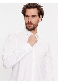Hugo Koszula Ermo 50490712 Biały Regular Fit. Kolor: biały. Materiał: bawełna