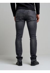 Big-Star - Spodnie jeans męskie skinny Jeffray 894. Stan: obniżony. Kolor: szary. Styl: klasyczny, sportowy #3