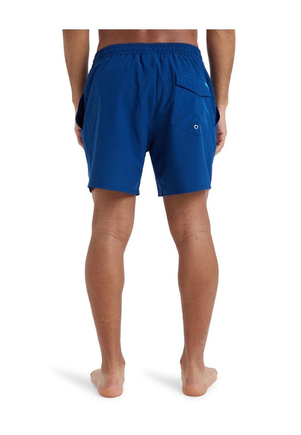 Quiksilver - Szorty kąpielowe dla Mężczyzn SURFSILK SOLID 16" Niebieski. Kolor: niebieski. Materiał: elastan, poliester, materiał. Styl: sportowy