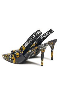 Versace Jeans Couture Sandały 78VA3S52 Czarny. Kolor: czarny. Materiał: skóra #5