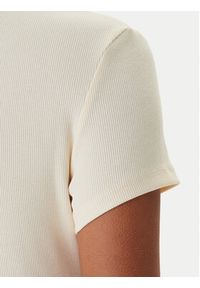 Tommy Jeans T-Shirt Essential DW0DW17383 Beżowy Slim Fit. Kolor: beżowy. Materiał: bawełna #5