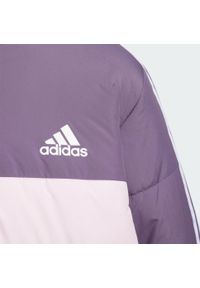 Adidas - Colorblocked Padded Jacket Kids. Kolor: fioletowy. Materiał: materiał